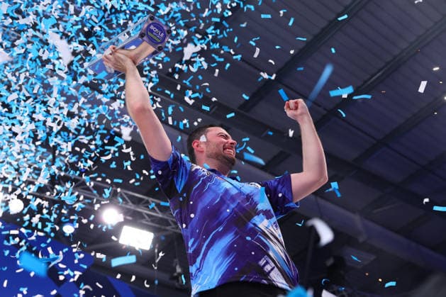 2026 BOYLE Sports World Grand Prix England s Luke Humphries celebrates winning the 2026 Boyle Sports World Grand Prix Final after the 2026 Boyle Sports World Grand Prix Final at Mattioli Arena, Leicester, United Kingdom on 4 October 2026 Credit: Ryan Crockett Every Second Media Editorial use only. All images are copyright Every Second Media Limited. No images may be reproduced without prior permission. Copyright: xIMAGO EveryxSecondxMediax ESM-2198-0069 RyanxCrockettx xEveryxSecondxMediax