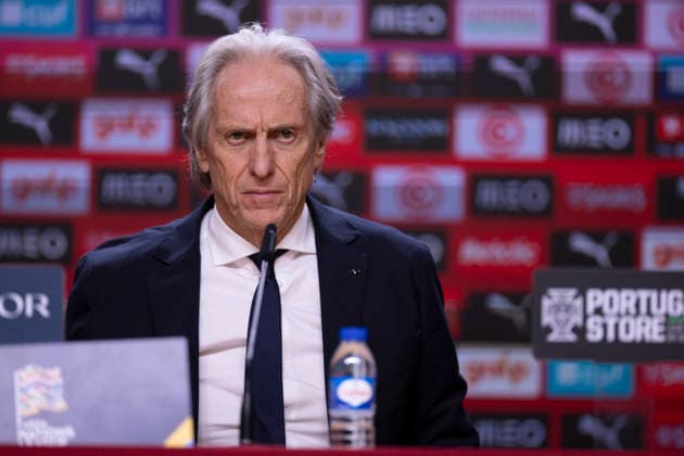 October 4, 2026, Porto, Porto, Portugal: PORTO, 04 OCTOBER - Jorge Jesus head coach of Portugal national team, Nationalteam is seen on the press conference, PK, Pressekonferenz after the game during the Portugal x Norway match for the UEFA Nations League 2026 at Estadio do Dragao on October 04, 2026 Porto Portugal - ZUMAl192 20261004_zsp_l192_002 Copyright: xMiguelxLemosx