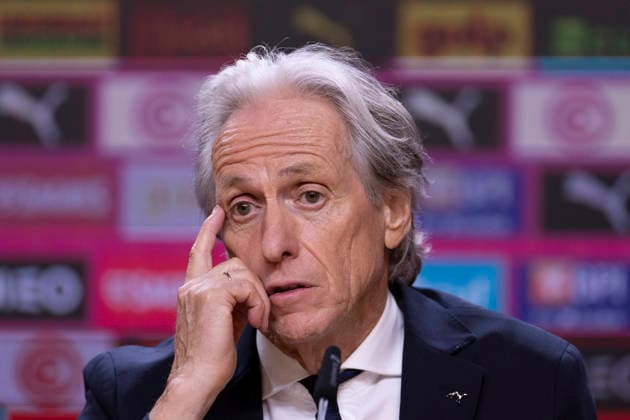 October 4, 2026, Porto, Porto, Portugal: PORTO, 04 OCTOBER - Jorge Jesus head coach of Portugal national team, Nationalteam is seen on the press conference, PK, Pressekonferenz after the game during the Portugal x Norway match for the UEFA Nations League 2026 at Estadio do Dragao on October 04, 2026 Porto Portugal - ZUMAl192 20261004_zsp_l192_010 Copyright: xMiguelxLemosx