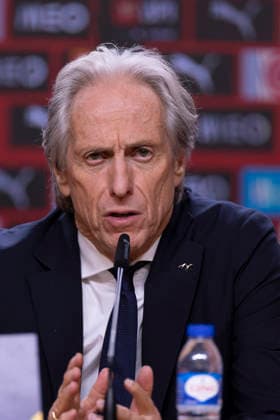 October 4, 2026, Porto, Porto, Portugal: PORTO, 04 OCTOBER - Jorge Jesus head coach of Portugal national team, Nationalteam is seen on the press conference, PK, Pressekonferenz after the game during the Portugal x Norway match for the UEFA Nations League 2026 at Estadio do Dragao on October 04, 2026 Porto Portugal - ZUMAl192 20261004_zsp_l192_014 Copyright: xMiguelxLemosx