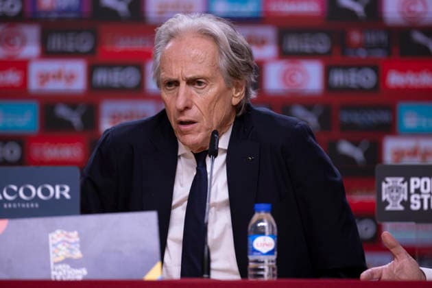October 4, 2026, Porto, Porto, Portugal: PORTO, 04 OCTOBER - Jorge Jesus head coach of Portugal national team, Nationalteam is seen on the press conference, PK, Pressekonferenz after the game during the Portugal x Norway match for the UEFA Nations League 2026 at Estadio do Dragao on October 04, 2026 Porto Portugal - ZUMAl192 20261004_zsp_l192_019 Copyright: xMiguelxLemosx