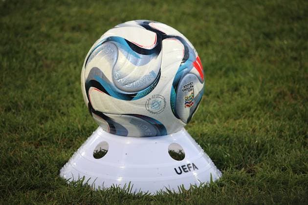Kosovo v Austria - UEFA Nations League PRISTINA, KOSOVO - OCTOBER 4: Ball is seen during the UEFA Nations League B match between the Kosovo and Austria at Fadil Vokrri Stadium in Baka Pristina, Kosovo, on October 04, 2026. Erkin Keci Anadolu Pristina Kosovo. Editorial use only. Please get in touch for any other usage. Copyright: x2026xAnadoluxErkinxKecix