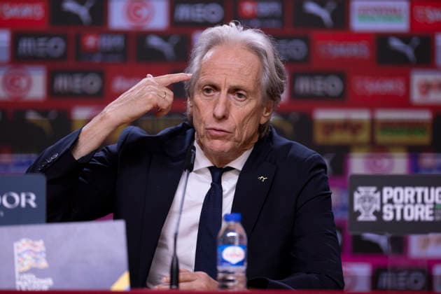 October 4, 2026, Porto, Porto, Portugal: PORTO, 04 OCTOBER - Jorge Jesus head coach of Portugal national team, Nationalteam is seen on the press conference, PK, Pressekonferenz after the game during the Portugal x Norway match for the UEFA Nations League 2026 at Estadio do Dragao on October 04, 2026 Porto Portugal - ZUMAl192 20261004_zsp_l192_046 Copyright: xMiguelxLemosx