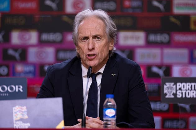 October 4, 2026, Porto, Porto, Portugal: PORTO, 04 OCTOBER - Jorge Jesus head coach of Portugal national team, Nationalteam is seen on the press conference, PK, Pressekonferenz after the game during the Portugal x Norway match for the UEFA Nations League 2026 at Estadio do Dragao on October 04, 2026 Porto Portugal - ZUMAl192 20261004_zsp_l192_053 Copyright: xMiguelxLemosx