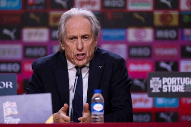 October 4, 2026, Porto, Porto, Portugal: PORTO, 04 OCTOBER - Jorge Jesus head coach of Portugal national team, Nationalteam is seen on the press conference, PK, Pressekonferenz after the game during the Portugal x Norway match for the UEFA Nations League 2026 at Estadio do Dragao on October 04, 2026 Porto Portugal - ZUMAl192 20261004_zsp_l192_055 Copyright: xMiguelxLemosx