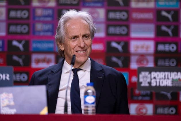 October 4, 2026, Porto, Porto, Portugal: PORTO, 04 OCTOBER - Jorge Jesus head coach of Portugal national team, Nationalteam is seen on the press conference, PK, Pressekonferenz after the game during the Portugal x Norway match for the UEFA Nations League 2026 at Estadio do Dragao on October 04, 2026 Porto Portugal - ZUMAl192 20261004_zsp_l192_061 Copyright: xMiguelxLemosx