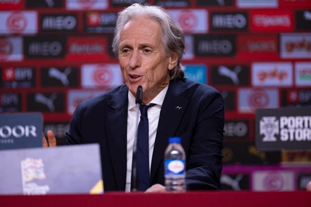 October 4, 2026, Porto, Porto, Portugal: PORTO, 04 OCTOBER - Jorge Jesus head coach of Portugal national team, Nationalteam is seen on the press conference, PK, Pressekonferenz after the game during the Portugal x Norway match for the UEFA Nations League 2026 at Estadio do Dragao on October 04, 2026 Porto Portugal - ZUMAl192 20261004_zsp_l192_069 Copyright: xMiguelxLemosx