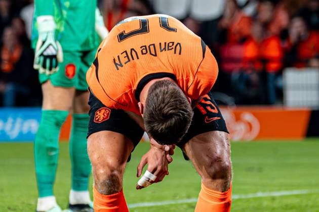EINDHOVEN - Micky van de Ven of the Netherlands during the UEFA Nations League match between the Netherlands and Serbia at the Philips Stadium on October 4, 2026 in Eindhoven, the Netherlands. KEVIN SENDERS ANP UEFA Nations League 2026 27 xVIxANPxSportx xMarcelxterxBalsxIVx 571540958 originalFilename: 571540958