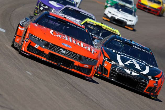 LAS VEGAS, NV - MARCH 04: Brad Keselowski ( 6 RFK Racing Trimble Ford) during the South Point 400 NASCAR, Motorsport, USA Cup Series Chase playoff race on October 4, 2026 at Las Vegas Motor Speedway in Las Vegas, NV. (Photo by Jeff Speer LVMS Icon Sportswire) AUTO: OCT 04 NASCAR Cup Series Playoffs South Point 400 EDITORIAL USE ONLY Icon26100412723