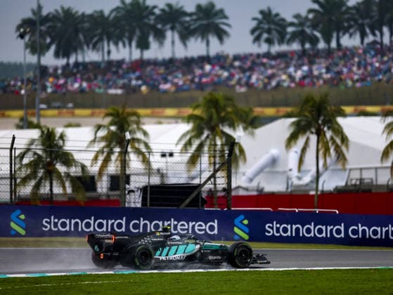 KUALA LUMPUR, MALAYSIA - OCTOBER 04: Andrea Kimi Antonelli of Italy driving the (12) Mercedes AMG PETRONAS F1 Team F1 W17 during the race of the FIA Formula 1 Grand Prix of Bahrain in Malaysia at the Sepang Circuit on October 04, 2026 in Kuala Lumpur, Malaysia. (Photo by Qian Jun SPP-Paddocker) Copyright: xQianxJun SPP-Paddockerx Sportspressphoto_SPR246439