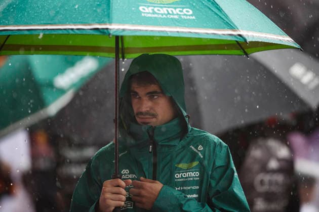 F1 - BAHRAIN GRAND PRIX IN MALAYSIA 2026 STROLL Lance (can), Aston Martin F1 Team Honda AMR26, portrait rain, pluie, during the 2026 Formula 1 Bahrain Grand Prix in Malaysia, 16th round of the 2026 Formula One World Championship, WM, Weltmeisterschaft from October 2 to 4, 2026 on the Sepang International Circuit, in Sepang, Malaysia - SepangMalaysia Copyright: xXavixBonillax