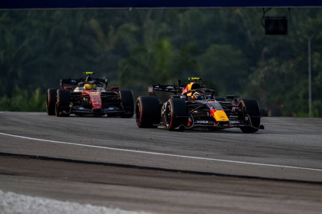 Bahrain Grand Prix - Race day - Sepang International Circuit SEPANG INTERNATIONAL CIRCUIT, MALAYSIA - OCTOBER 04: Isack Hadjar, Red Bull Racing RB22 from France during the Bahrain Grand Prix at Sepang International Circuit on Sunday October 04, 2026 in Sepang, Malaysia (Photo by Michael Potts BSR Agency) Content not available for redistribution in The Netherlands directly or indirectly through any third parties. Copyright: xBSRxAgencyx