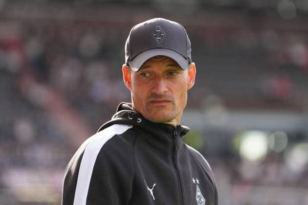 October 3, 2026, xydrx, Men s, Soccer, Friendly Match, FC St. Pauli vs. Borussia Mönchengladbach, 2026–2027 Season, Millerntor Stadium, Alexander Blessin, Head Coach of Borussia Mönchengladbach. DFB regulations prohibit any use of photographs as image sequences and or quasi-video. Copyright: HMBxMedia YannisxDreimann