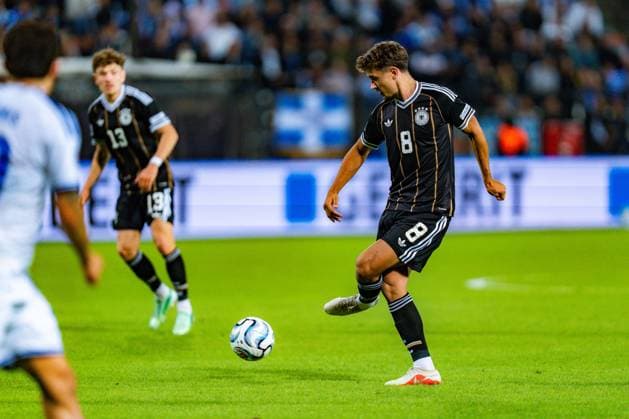 Nations League, Group A, Matchday 4, Greece vs. Germany at Toumba Stadium in Thessaloniki; Tom Bischof, Germany Copyright: xBahhoxKarax