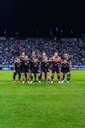 Nations League, Group A, Matchday 4, Greece vs. Germany at Toumba Stadium in Thessaloniki Team Photo Derry Scherhant (Germany) Malick Thiaw (Germany) Waldemar Anton (Germany) Jonas Urbig (Germany) Aleksandar Pavlovic (Germany) Lennart Karl (Germany) David Raum (Germany) Philipp Treu (Germany) Jonathan Burkardt (Germany) Tom Bischof (Germany) Florian Wirtz (Germany) Copyright: xBahhoxKarax