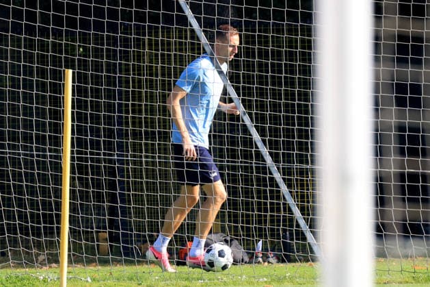 October 5, 2026, Germany, Soccer, 2. Bundesliga, 2026–2027 Season, Sportforum, Hertha BSC, Training: Gustaf Nilsson, Hertha BSC Berlin, 2nd Division, DFB and DFL regulations prohibit any use of photographs as image sequences and or quasi-video. nordphoto GmbH, Engler, Berlin, Sportforum, Berlin, Germany Copyright: xNordphotox xEnglerx