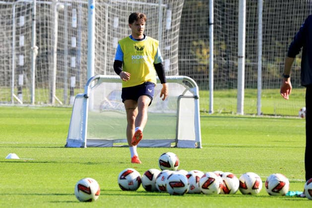 October 5, 2026, Germany, Soccer, 2. Bundesliga, 2026–2027 Season, Sportforum, Hertha BSC, Mads Pedersen training with Hertha BSC Berlin, 22nd 2nd Division, DFB and DFL regulations prohibit any use of photographs as image sequences and or quasi-video. nordphoto GmbH, Engler, Berlin, Sportforum, Berlin, Germany Copyright: xNordphotox xEnglerx
