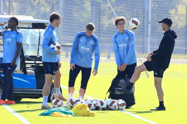 October 5, 2026, Germany, Soccer, 2. Bundesliga, 2026–2027 Season, Sportforum, Hertha BSC, Training: Assistant Coach Andreas Schumacher, Hertha BSC Berlin; Pascal Klemens, Hertha BSC Berlin 41; Julian Eitschberger, Hertha BSC Berlin 2, Soufian Gouram, Hertha BSC Berlin 33. 2. Bundesliga. DFB and DFL regulations prohibit any use of photographs as image sequences and or quasi-video. nordphoto GmbH, Engler, Berlin, Sportforum, Berlin, Germany Copyright: xNordphotox xEnglerx