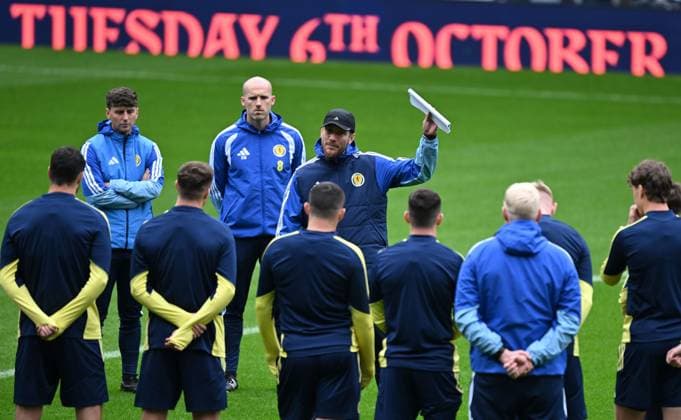 Sebatsien Pocognoli, manager of Scotland Scotland Team Training, International Football, Barclays Hampden, Glasgow, Scotland, UK - 05 Oct 2026Glasgow Lesser Hampden Scotland United Kingdom  Copyright: xMarkxRunnacles Shutterstockx 17186657a