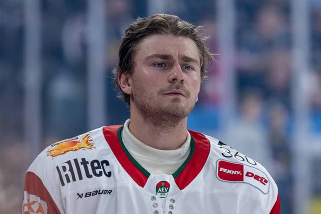 Alexander Blank, Augsburg Panthers, 26, in the Starting Six portrait, GER, EHC Red Bull Munich vs. Augsburg Panthers, DEL, 2026–2027 season, Matchday 6, October 4, 2026. Photo: HMB Media, Heike Feiner Copyright: HMBxMedia HeikexFeiner