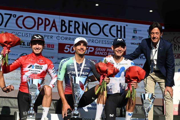 05-10-2026 Coppa Bernocchi; 2026, Decathlon - Cma Cgm; 2026, Ukyo; 2026, Movistar; Isidore, Noa; Dati, Tommaso; Aular Sanabria, Orluis; Roveda, Luca; Legnano; 