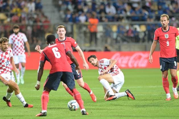 UEFA Nations League League A, Group C, Round 3, 2026–27, soccer match between Croatia and England, Dean Sculac Rujevica Stadium, Rijeka, Croatia, October 3, 2026: Elliot Anderson of England (No. 8) in action during the UEFA Nations League League A, Group C, Round 3, 2026–27, soccer match between Croatia and England at Dean Sculac Rujevica Stadium, Rijeka, Croatia, October 3, 2026 Copyright: xBEAUTIFULxSPORTS Stanusicx