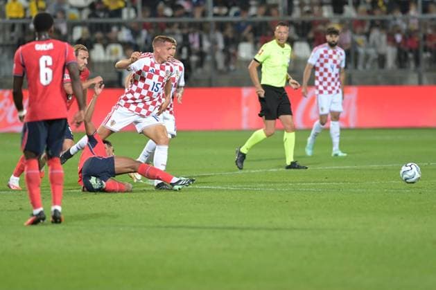 UEFA Nations League League A, Group C, Round 3, 2026–27, soccer match between Croatia and England, Dean Sculac Rujevica Stadium, Rijeka, Croatia, October 3, 2026: Mario Pasalic of Croatia (No. 15) in action during the UEFA Nations League League A, Group C, Round 3, 2026–27, soccer match between Croatia and England at Dean Sculac Rujevica Stadium, Rijeka, Croatia, October 3, 2026 Copyright: xBEAUTIFULxSPORTS Stanusicx