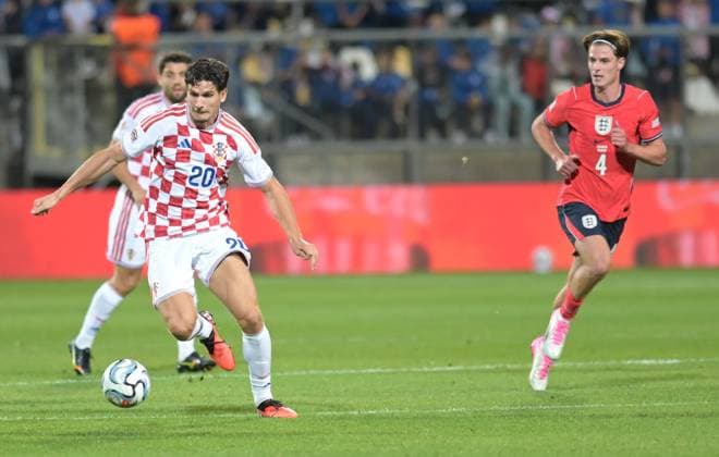 UEFA Nations League League A, Group C, Round 3, October 27, 2026, soccer match between Croatia and England, Dean Sculac Rujevica Stadium, Rijeka, Croatia, October 3, 2026: Igor Matanovic (Croatia) was seen in action during the UEFA Nations League League A, Group C, Round 3 (2026–27), soccer match between Croatia and England at Dean Sculac Rujevica Stadium in Rijeka, Croatia, October 3, 2026 Copyright: xBEAUTIFULxSPORTS Stanusicx