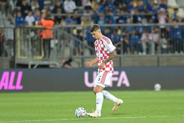 UEFA Nations League League A, Group C, Round 3, 2026–27, soccer match between Croatia and England, Dean Sculac Rujevica Stadium, Rijeka, Croatia, October 3, 2026: Luka Vuskovic of Croatia was seen in action during the UEFA Nations League League A, Group C, Round 3, October 27, 2026, soccer match between Croatia and England at Dean Sculac Rujevica Stadium in Rijeka, Croatia, October 3, 2026 Copyright: xBEAUTIFULxSPORTS Stanusicx