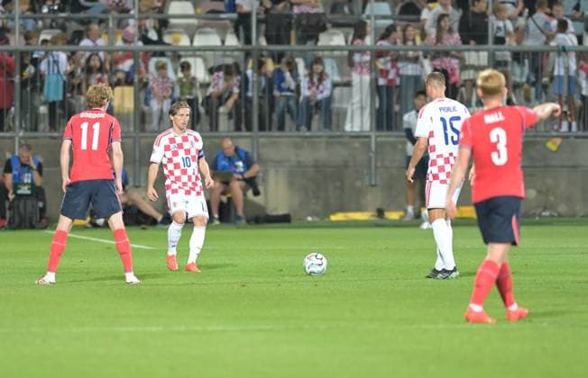 UEFA Nations League League A, Group C, Round 3, 2026–27, soccer match between Croatia and England, Dean Sculac Rujevica Stadium, Rijeka, Croatia, October 3, 2026: Luka Modric of Croatia (No. 10) in action during the UEFA Nations League League A, Group C, Round 3, 2026–27, soccer match between Croatia and England at Dean Sculac Rujevica Stadium in Rijeka, Croatia, October 3, 2026 Copyright: xBEAUTIFULxSPORTS Stanusicx
