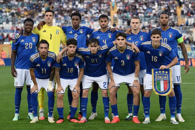 As Pescara 05 10 2026 - qualificazione Europeo 2027 U21, U 21 Italia-Polonia foto Antonello Sammarco Image nella foto: formazione Italia
