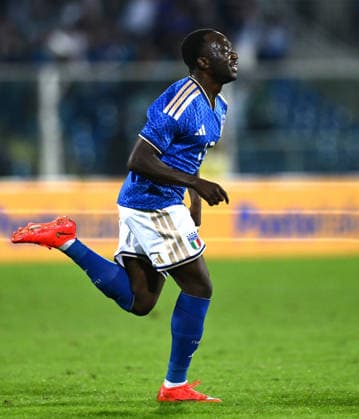 As Pescara 05 10 2026 - qualificazione Europeo 2027 U21, U 21 Italia-Polonia foto Antonello Sammarco Image nella foto: esultanza gol Seydou Fini