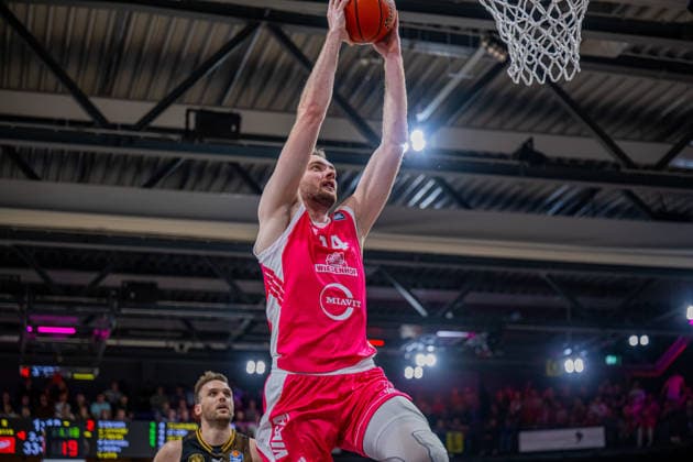 1 Basketball Bundesliga, easyCredit BBL, 2026–2027 Season, Men s Division, Regular Season, Matchday 4, October 5, 2026, RASTA Vechta vs. Basketball Löwen Braunschweig, Philipp Herkenhoff 14, RASTA Vechta dunk, Vechta RASTA Dome, Lower Saxony, Germany