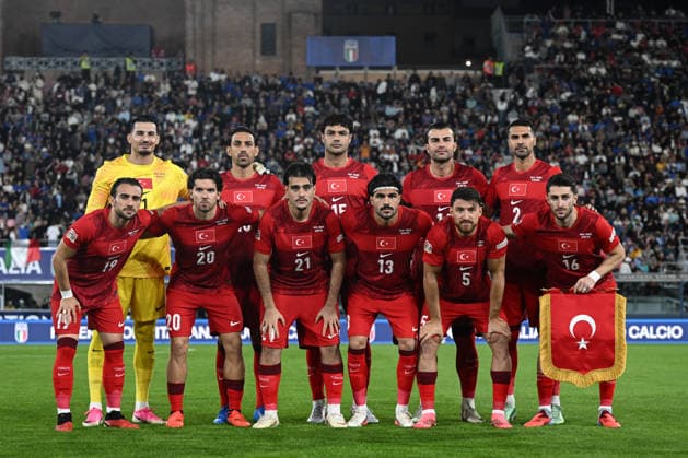 Mg Bologna 05 10 2026 - Nations League Italia-Turchia foto Matteo Gribaudi Image nella foto: formazione Turchia