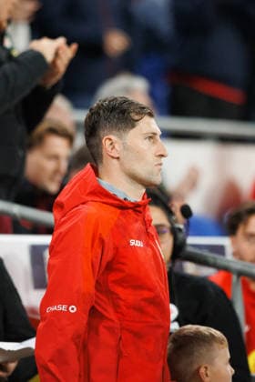 RECORD DATE NOT STATED 4th October 2026; Cardiff City Stadium, Cardiff, Wales; UEFA Nations League Football, Wales versus Denmark; Ben Davies of Wales walks out to field pregame AmandaxMcMaster
