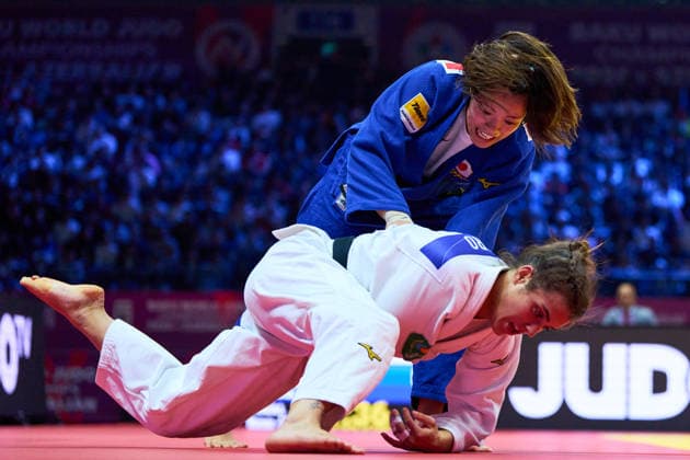 (Top-Bottom) Uta Abe (JPN), Toro Soler Ariane (ESP), OCTOBER 5, 2026 -Judo : World Judo Championships BAKU2026 Women s -52kgFinal match at National Gymnastics Arena in Baku, Azerbaijan. Noxthirdxpartyxsales  aflo_353536747 KenxAsakurax