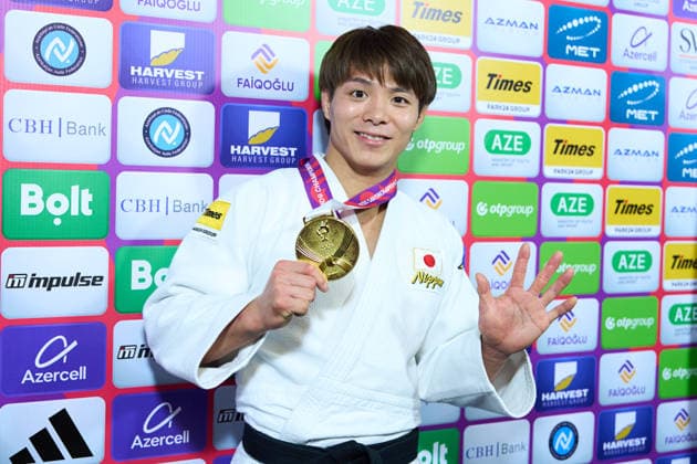 Hifumi Abe (JPN), OCTOBER 5, 2026 -Judo : World Judo Championships BAKU2026 at National Gymnastics Arena in Baku, Azebaijan. Noxthirdxpartyxsales  aflo_353536780 KenxAsakurax