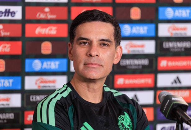 October 5, 2026, Los Angeles, California, USA: Head coach, Rafael Marquez of Mexico during a press conference, PK, Pressekonferenz on Monday, October 5, 2026 at BMO Stadium, in Los Angeles, California in preparation for an International Friendly, Länderspiel, Nationalmannschaft match against Chile on Tuesday October 6, 2026 at the Los Angeles Memorial Coliseum. JAVIER ROJAS PI Mexico Press Conference  - ZUMAp124 20261005_zaa_p124_005 Copyright: xJavierxRojasx