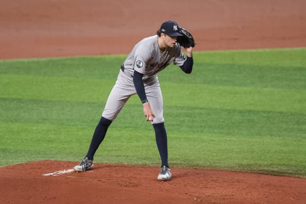 October 5, 2026, St. Petersburg, Florida, USA: New York Yankees pitcher CAM SCHLITTLER (31) on the mound during game 2 of the American League Division Series against the Tampa Bay Rays. The Tampa Bay Rays hosted the New York Yankees the at Tropicana Field in St. Petersburg, FL. St. Petersburg USA - ZUMAm299 20261005_znp_m299_057 Copyright: xTaylorxMcFeex