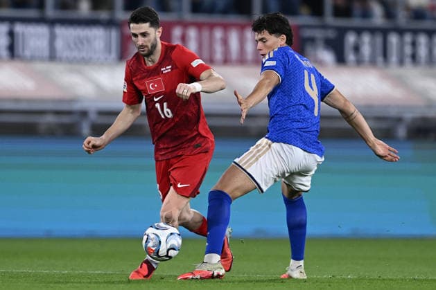 Db Bologna 05 10 2026 - Nations League Italia-Turchia foto Daniele Buffa Image nella foto: Ismail Yuksek-Alessandro Romano