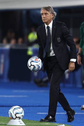 Roberto Mancini, head coach of Italy during the Nations League football match between Italy and Turkiye at Renato Dall Ara stadium in Bologna (Italy), October 05, 2026. CesarexPurini