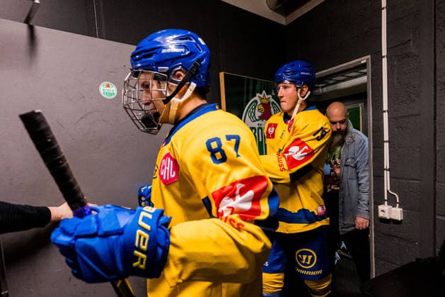 October 6, 2026: Adam Tambellini of Davos ahead of the CHL game between Rögle and Davos on October 6, 2026 in Ängelholm. Photo by Niclas Jönsson, BILDBYRAN COP 273 NO0449. ice hockey, CHL, Champions Hockey League, Rögle, Davos, Rögle BBENG, ice hockey, CHL, Champions Hockey League, Rögle, Davos, Rögle BBENG Copyright: NICLASxJÖNSSON BB261006NO002