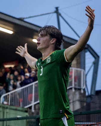 2027 UEFA Under 21 European Qualifier, Munster FA Turner s Cross, Cork 6 10 2026 Republic of Ireland vs England Ireland s Conor McManus celebrates after he scores his sides 2nd goal of the match Conor McManus celebrates after he scores his sides 2nd goal of the match 6 10 2026  Copyright: xx NE1L0174