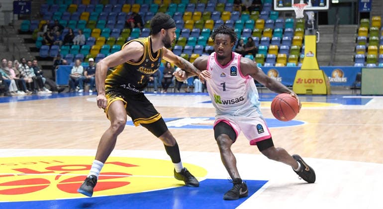 October 6, 2026, xokbx, Basketball BKT Europe Cup, Skyliners Frankfurt vs. Siauliai Basketball, Isaiah Swope (Fraport Skyliners Frankfurt), Selim Fofana (Siauliai Basketball), Head-to-Head, Frankfurt Showdown