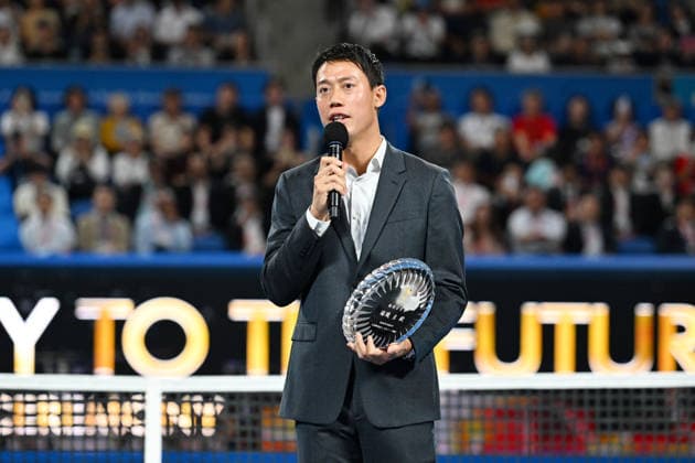 Kei Nishikori, OCTOBER 6, 2026 - Tennis : Kinoshita Group Japan Open Tennis Championships 2026 Kei Nishikori Tribute Ceremony at Ariake Coliseum, Tokyo, Japan. Noxthirdxpartyxsales  aflo_353767080 KenjiroxMatsuox