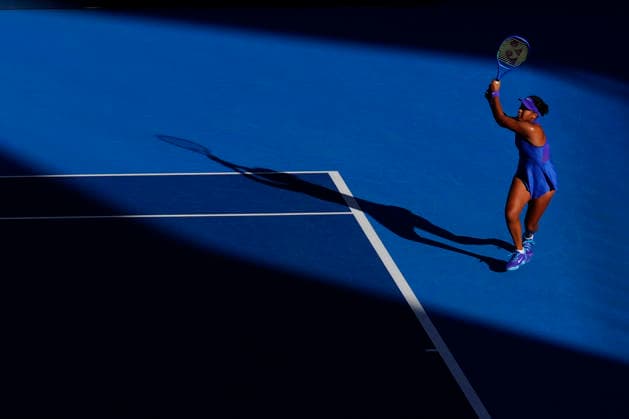 October 6, 2026, Beijing, China: Naomi Osaka of Japan plays against Karolina Muchova of Czech Republic (not n view) during the Women s Singles Round 16 match on day seven of China Open at the National Tennis Center. Karolina Muchova defeated Naomi Osaka 7-5, 1-6, 7-6 2026 China Open In Beijing - 06 Oct 2026 - ZUMAs197 20261006_aaa_s197_257 Copyright: xPolyxFeix