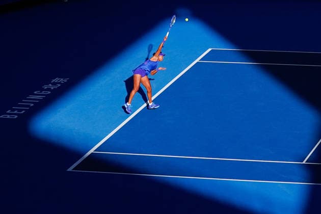 October 6, 2026, Beijing, China: Naomi Osaka of Japan plays against Karolina Muchova of Czech Republic (not n view) during the Women s Singles Round 16 match on day seven of China Open at the National Tennis Center. Karolina Muchova defeated Naomi Osaka 7-5, 1-6, 7-6 2026 China Open In Beijing - 06 Oct 2026 - ZUMAs197 20261006_aaa_s197_263 Copyright: xPolyxFeix