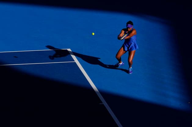 October 6, 2026, Beijing, China: Naomi Osaka of Japan plays against Karolina Muchova of Czech Republic (not n view) during the Women s Singles Round 16 match on day seven of China Open at the National Tennis Center. Karolina Muchova defeated Naomi Osaka 7-5, 1-6, 7-6 2026 China Open In Beijing - 06 Oct 2026 - ZUMAs197 20261006_aaa_s197_266 Copyright: xPolyxFeix