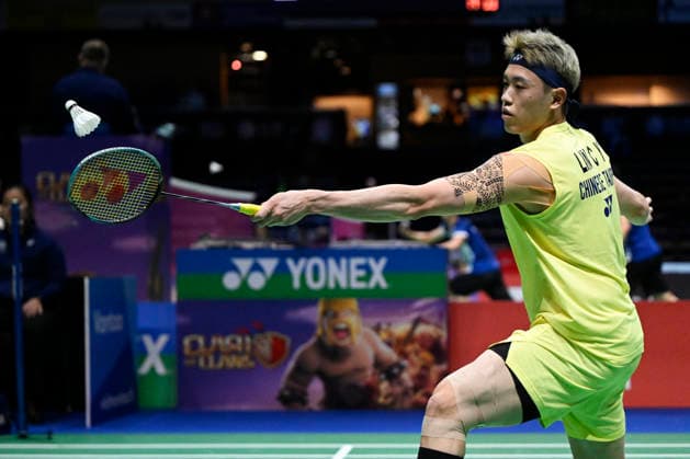 Lin Chun-Yi of Taiwan in action during the badminton Clash of Clans Arctic Open 2026 tournament in Vantaa, Finland, on October 7, 2026. - ANTTI AIMO-KOIVISTO Vantaa Finland 86uVLx64Hyo Copyright: xAnttixAimo-Koivistox 86uVLx64Hyo
