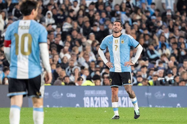 BUENOS AIRES, ARGENTINA - OCTOBER 6: Rodrigo De Paul of Argentina watches during the International Friendly, Länderspiel, Nationalmannschaft football match between Argentina and Benin at the Estadio Monumental Antonio V. Liberti on October 6, 2026, in Buenos Aires, Argentina. Richard Callis Fotoarena (Richard Callis SPP) Copyright: xRichardxCallisx xSPPx spp-en-RiCa-3026240